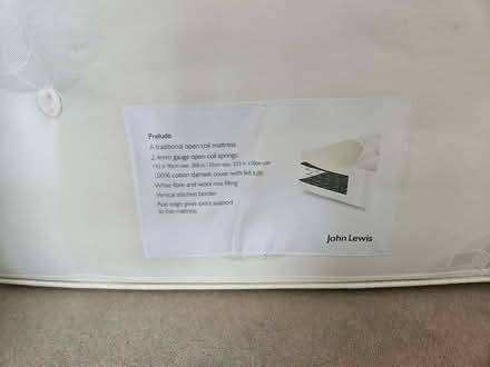 Photo of free Single bed mattress (Wandsworth Common SW11) #1