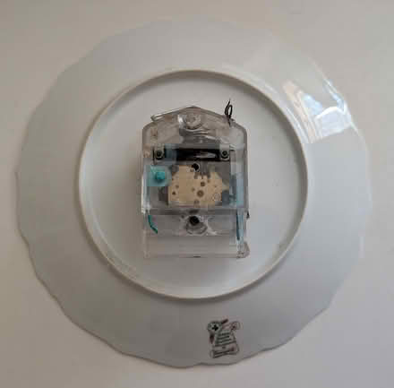Photo of free Limoges Clock Plate (needs repair) (Crescent Park) #2