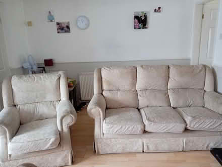 Photo of free Armchair and sofa time for change (Tamworth) #1