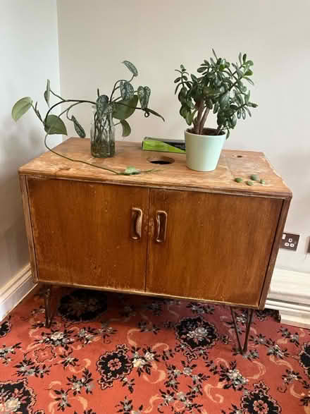 Photo of free Vintage Wooden Cabinet / Sideboard (SE14 new cross) #1