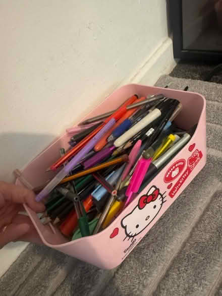 Photo of free Box of pens and markers (Sheffield S8 woodseats) #1