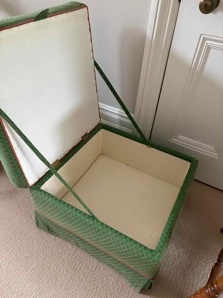 Photo of free Upholstered ottoman (Wimbledon) #1