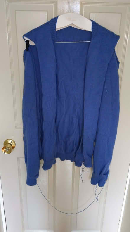 Photo of free Hand knitted cardigan - in pieces (Duffield DE56) #1