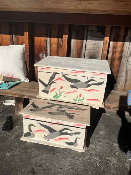 Photo of free Painted wood boxes (Central Larkspur) #2