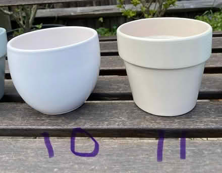 Photo of free Small ceramic plant pot holders (Welling DA16) #1