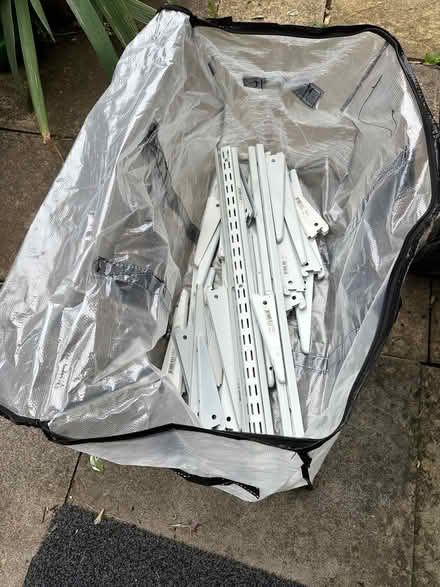 Photo of free Adjustable wall shelving, uprights and supports (Abingdon-on-Thames OX14) #1