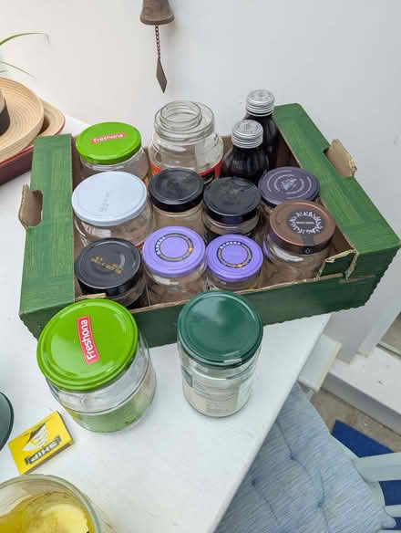 Photo of free Clean, empty,glass jars and bottles (Moor End Green B24) #1