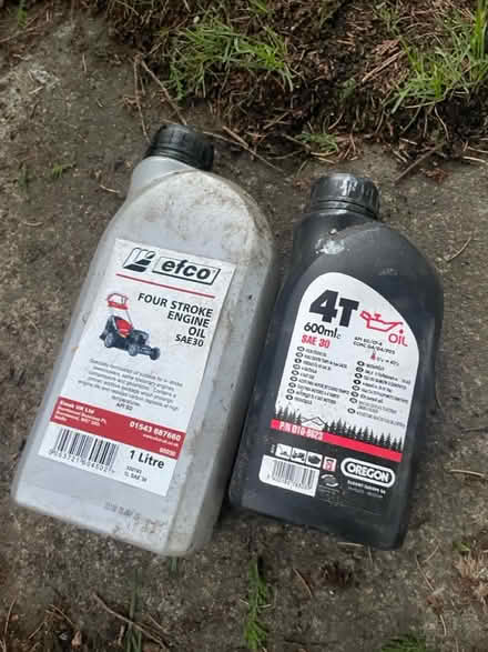 Photo of free Lawn mower oil (AL2 / SG6) #1