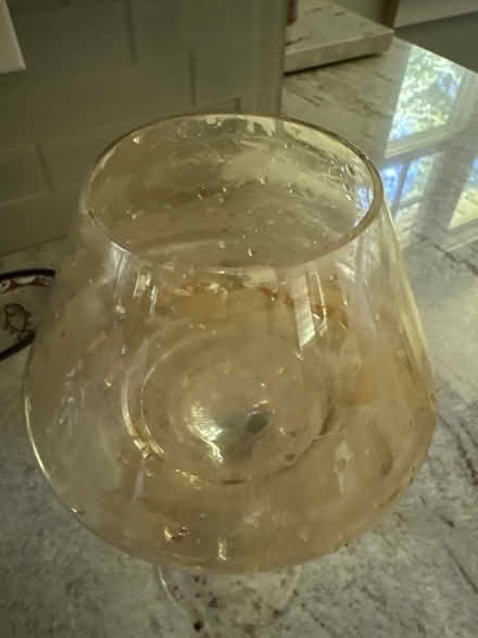 Photo of free Wine glass candleholder (Ossining) #2