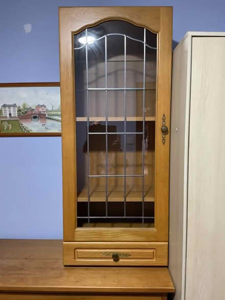 Photo of free Glass Fronted Cupboard (Welshpool SY21) #1
