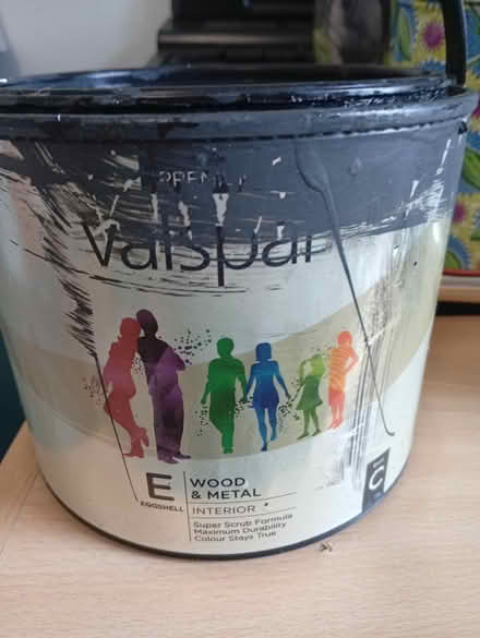 Photo of free Valspar paint, dark grey (Buxworth SK23) #1