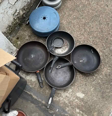 Photo of free Frying pans and wok (Selhurst SE25) #1