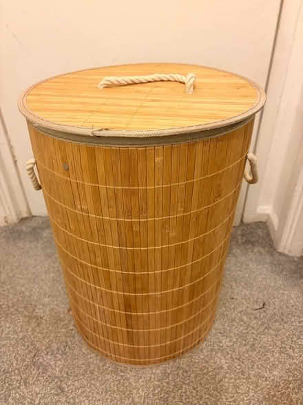 Photo of free Wooden laundry basket (Bracknell’s RG42) #3