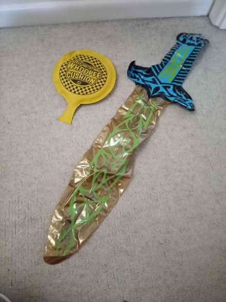 Photo of free Whoopie cushion and inflatable sword (Timsbury BA2) #1