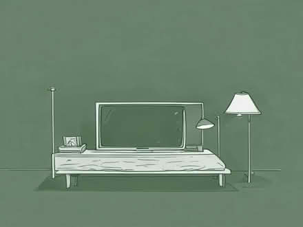 Photo of Small bedroom television and bedside reading lamp (Four Marks GU34) #1