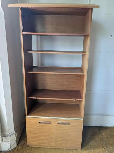 Photo of free Wooden bookcase/Display cabinet (North Finchley) #1