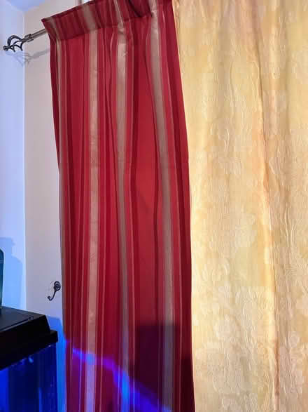 Photo of free Full length curtains 3m wide (Cosby LE9) #3