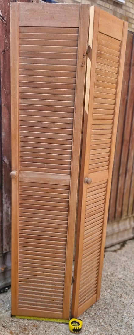 Photo of free Pine louvre doors x 2 (Countesthorpe LE8) #2