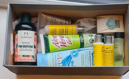 Photo of free Box of assorted body care items (Boothtown HX3) #1