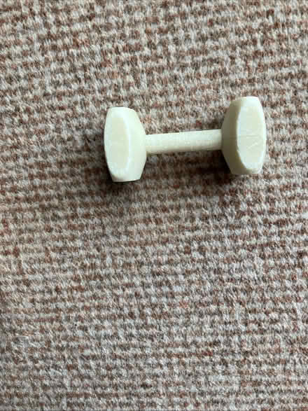 Photo of free Cream ceramic bowl for pet food and a dumbbell for a rabbit (Rothley LE7) #2