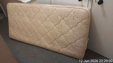 Photo of free Sprung single mattress 90×190×14cm (Edgwarebury Lane) #1