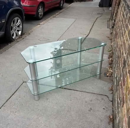Photo of free Glass TV unit (Selhurst SE25) #1