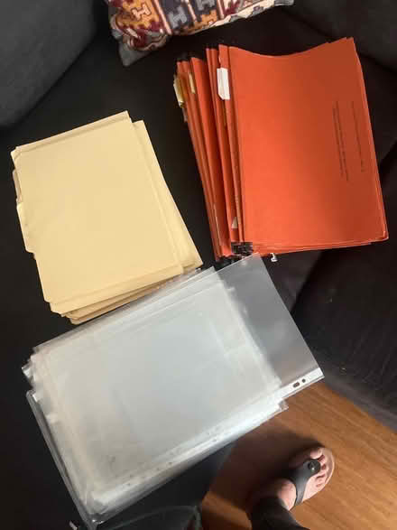 Photo of free Files and plastic a4 wallets (Hanover BN2) #1