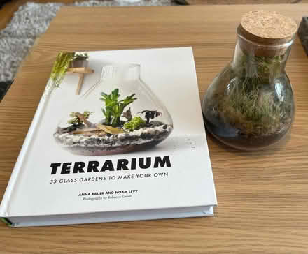 Photo of free Small terrarium + book (New Eltham SE9) #1