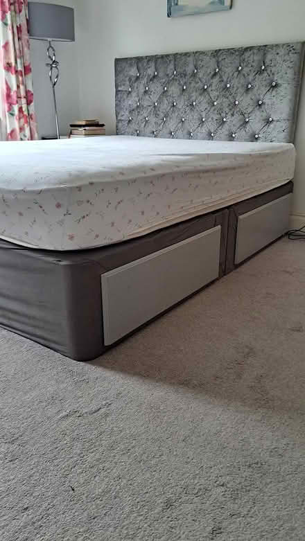 Photo of free King size bed frame and mattress (Addison Road CV22) #3