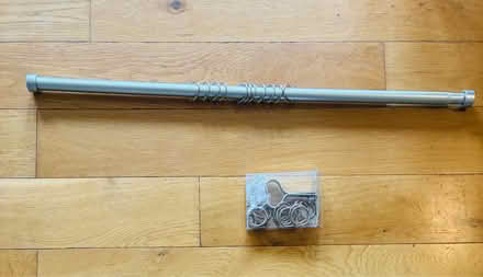 Photo of free Chrome curtain pole (BA2) #1