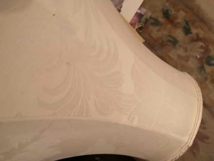 Photo of free 14 ins lampshade cream damask (Southwick BN42) #4