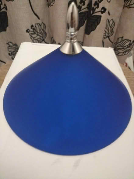Photo of free Blue glass shade (Norwich NR7) #1