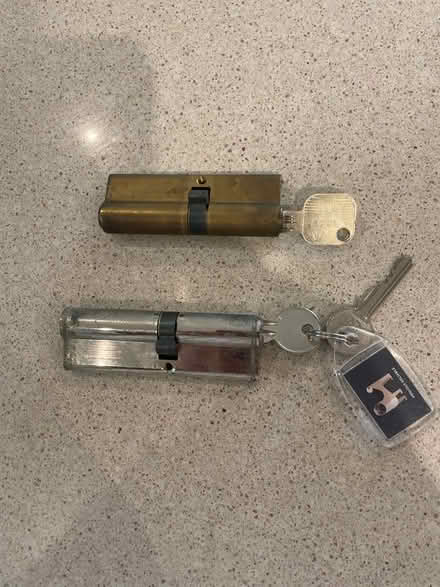 Photo of free 2 x barrel locks (Caldy) #1