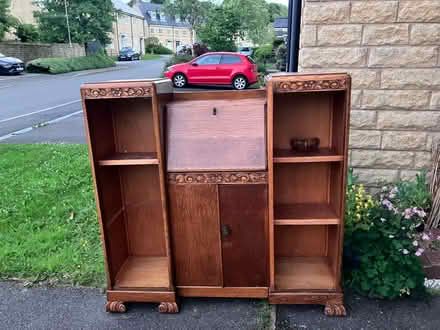 Photo of free Wood sideboard (Burbage SK17) #1