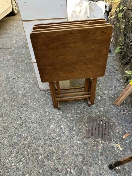 Photo of free Wooden Tray Tables (San Anselmo) #1