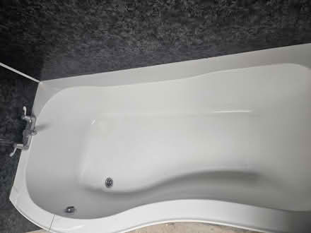 Photo of free White P Bath with side panel (Penarth CF64) #2