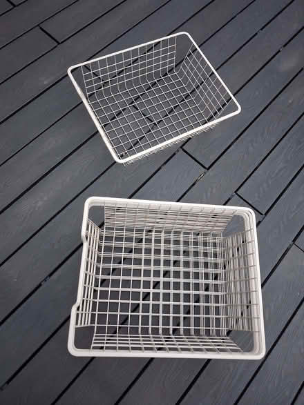Photo of free Five grey wire baskets (Bowerham LA1) #1