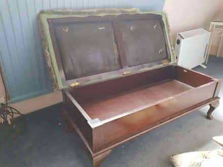 Photo of free Low wooden ottoman foot/stooll (Bow E3) #1