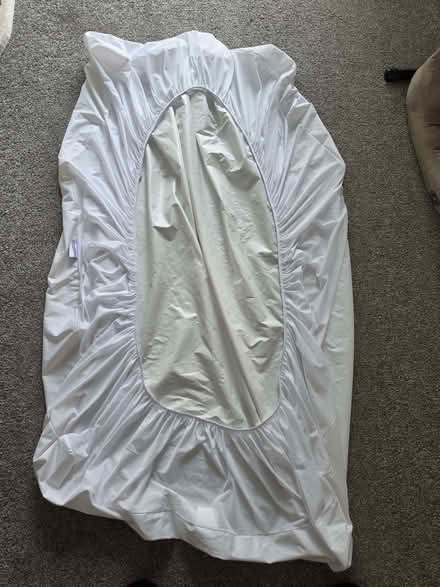 Photo of free Waterproof mattress protector for double bed, never used (Skipton BD23) #1