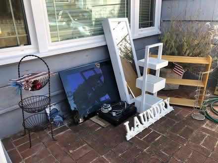 Photo of free Book case, organizers, plasma tv (San Mateo / Belmont border) #1