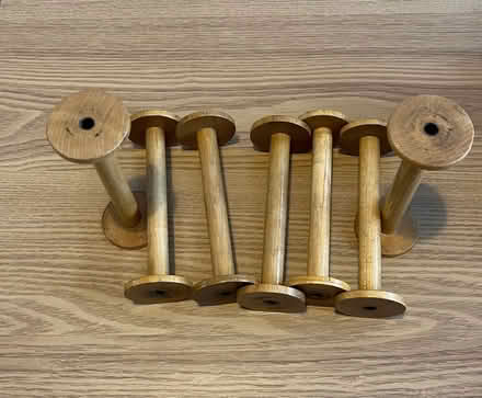 Photo of free 7 wooden reels (crafts like slow stitching) (New Eltham SE9) #2