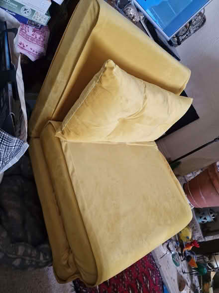 Photo of free Mustard-chair/bed (Stroud GL5) #2
