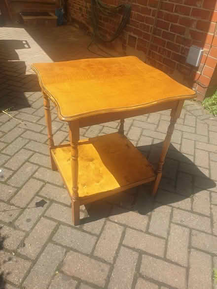 Photo of free small table (Marple) #2
