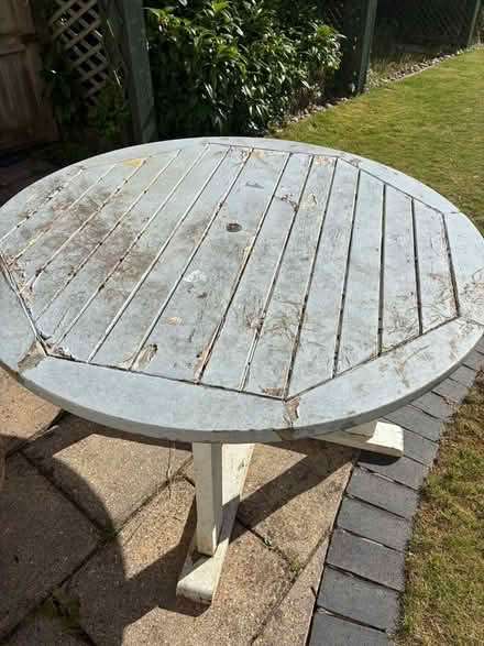 Photo of free A solid wood outside table (Great Boughton CH3) #1