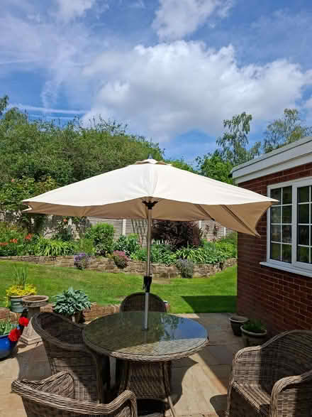 Photo of free 2.5m Garden Parasol (Alderley Edge SK9) #1