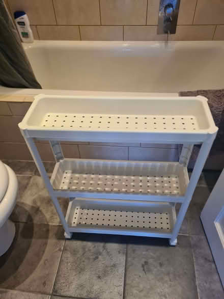 Photo of free Bathroom shelving unit (Dalston E8) #1