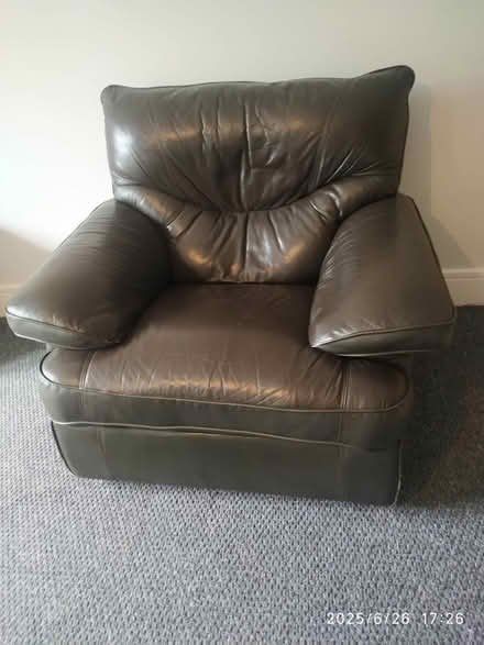 Photo of free Sofa +arm chair+ coffee table (29 Beaumont Court, Dublin 9,) #3