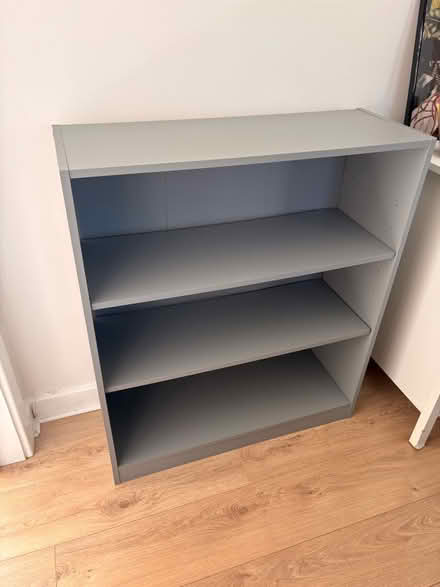 Photo of free Small grey shelf (Stoke Newington N16) #1