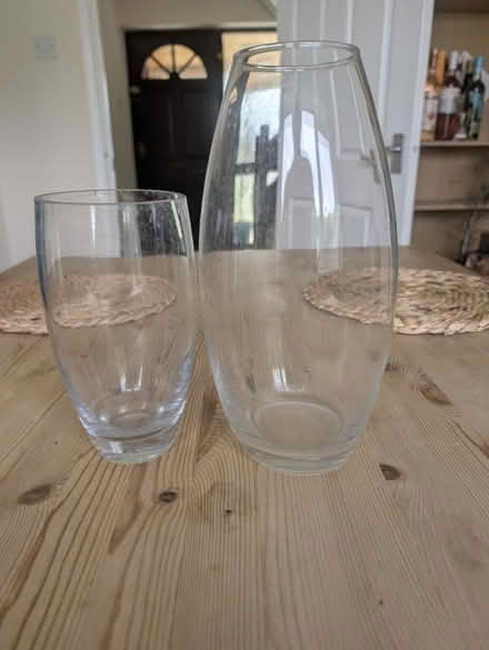 Photo of free Two glass vases (Abingdon, OX14 3TD) #1