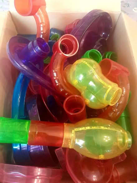 Photo of free Childrens Marble run and marbles (Worle, Weston super Mare) #1